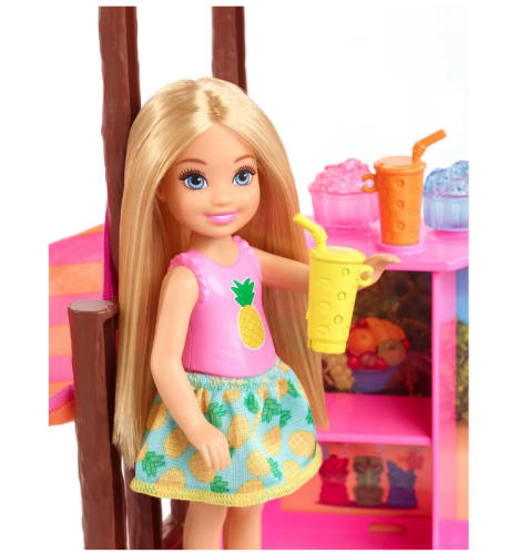 Набор игровой Barbie Челси в хижине Тики FWV24 Барби (из серии Путешествия) фото 7
