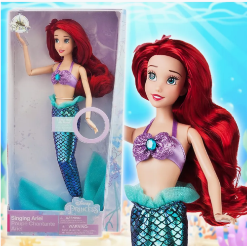 600203 Кукла Русалочка Ариэль поющая, шарнирная 28 см фото 2