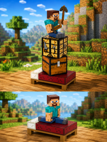 Коллекционная фигурка игрушка Майнкрафт Стив 8см Minecraft фото 2