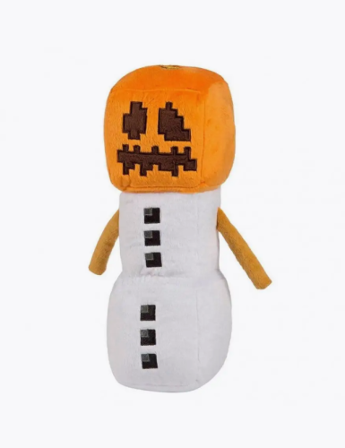 Мягкая игрушка Майнкрафт Снежный голем (Snow Golem) 18 см Minecraft 