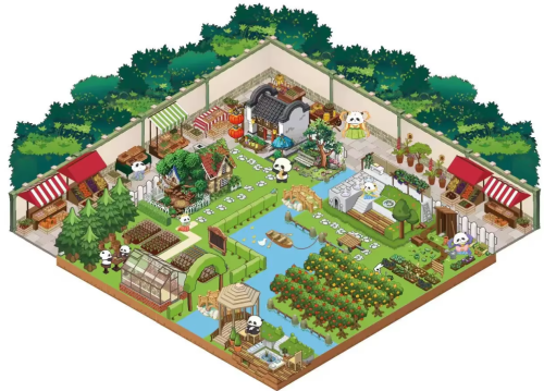 (№1) 3D Наклейки для творчества румбокс антистресс (4 комнаты + 1 сад в подарок) с пинцетом фото 6