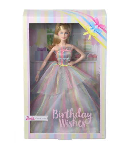 Кукла Barbie Пожелания ко Дню рождения коллекционная GHT42 Барби фото 2