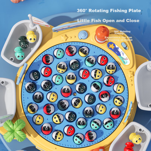 Большая рыбалка детская интерактивная игрушка 45 рыб со звуком фото 5