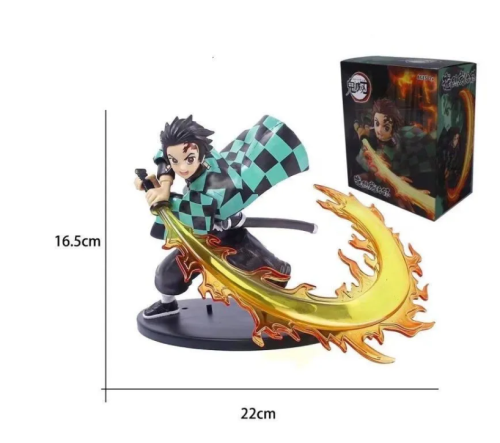 Аниме фигурка Убийца Демонов Тандзиро Камадо Клинок рассекающий демонов / Kimetsu no Yaiba фото 4