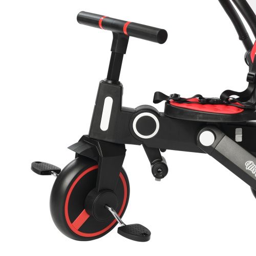 Велосипед детский трёхколесный складной Mr Sandman Чёрный/Красный фото 10