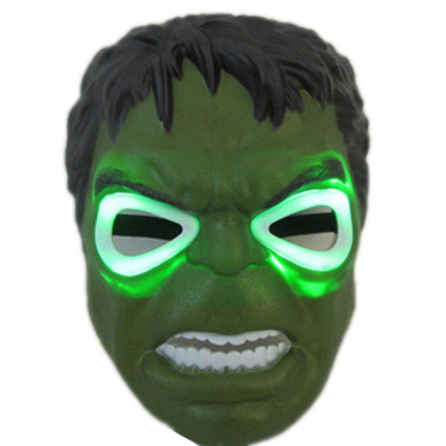 Светящаяся маска супергероя Халк  Hulk фото 2