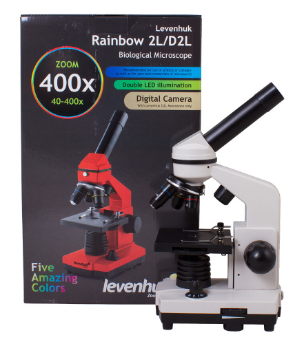 Микроскоп Levenhuk Rainbow 2L Moonstone\Лунный камень фото 15