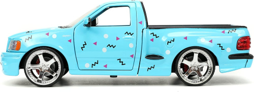 Машина Jada 1:24  I Love The 90’s 1999 Ford F150 SVT Lightning (небесно голубой) фото 6
