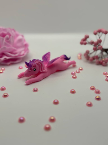 (белый-розовый) Катапульта Летающий единорог игрушка-антистресс Илви фото 7