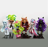 (Монстр Хай)  Набор фигурок из 6 шт Monster High 10-12 см Школа монстров