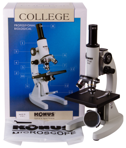 Микроскоп Konus College 600x фото 2