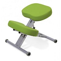 Smartstool  Металлический коленный стул KM01 Gray с чехлом зеленый