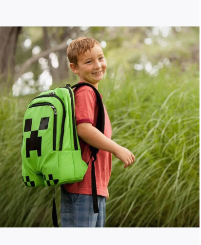 Рюкзак школьный Майнкрафт Крипер Minecraft  фото 10