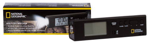 Часы Bresser National Geographic World Time с термометром и фонариком фото 2