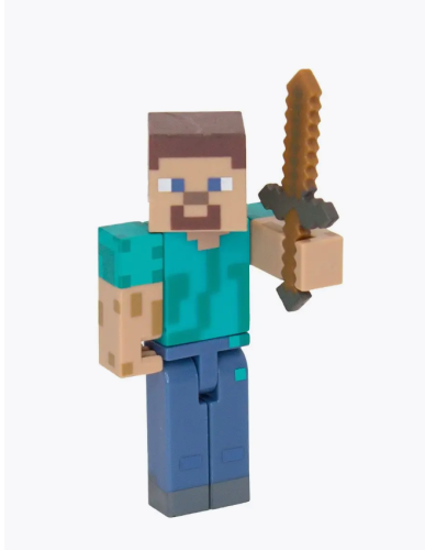 Коллекционная фигурка игрушка Майнкрафт Стив 8см Minecraft фото 2