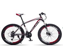 Велосипед горный LauxJack 40J черно-красный