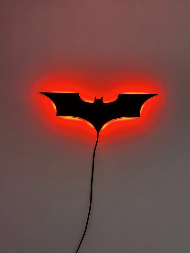 Настенный светильник с пультом Batman/ Ночник Бэтмен фото 5