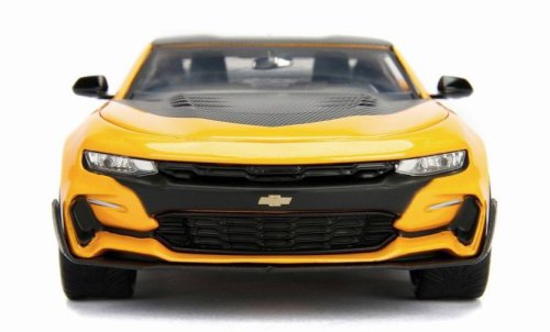 Машина Jada 1:24 Transformers Chevy Camaro Bumblebee Бамблби c коллекционной монетой фото 8