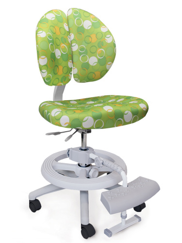 Детское кресло Mealux Duo-Kid Plus зеленый с кольцами Y-616 Z plus