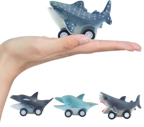 (Дельфин) Машинка-рыбка Гонки под водой ПОДВОДНЫЙ МИР Dino World фото 3