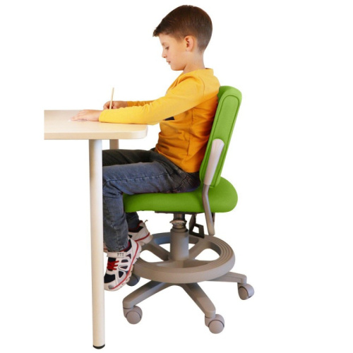 Растущее детское кресло с подставкой для ног RIFFORMA-25 (зеленое) фото 2