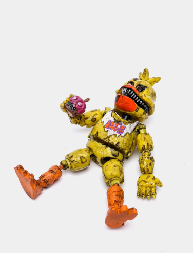 Фигурка Кошмарная Чика ФНАФ разборный, с подсветкой  (Chica FNAF) фото 4