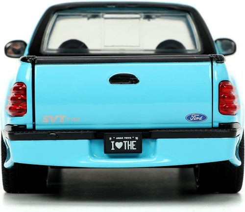 Машина Jada 1:24  I Love The 90’s 1999 Ford F150 SVT Lightning (небесно голубой) фото 4