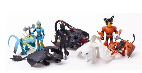 (б) Набор фигурок из 8 шт Как приручить Дракона (How to Train Your Dragon) фото 5