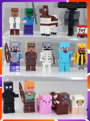 Большой набор фигурок майнкрафт Minecraft (30 фигурок) фото 3