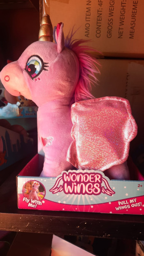 Мягкая игрушка единорог Wonder Wings Unicorn розовый