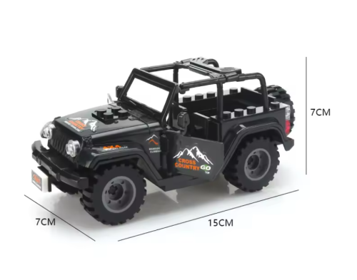 Машина конструктор 57 деталей (внедорожник, джип) фото 4