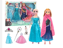 Набор одежды Куклы Эльза, Анна и Олаф с комплектом дополнительной одежды Холодное сердце Frozen Heart