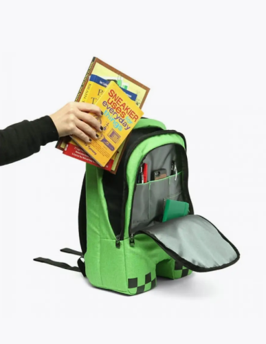 Рюкзак школьный Майнкрафт Крипер Minecraft  фото 8