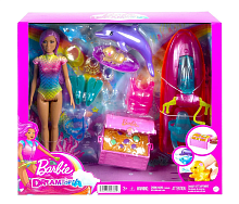 Набор игровой Barbie с водным транспортом и аксессуарами HBW90
