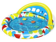 Детский бассейн Splash & Learn, 120х117х46см, 45л, игра с формами(5 форм), 4M+, уп.6