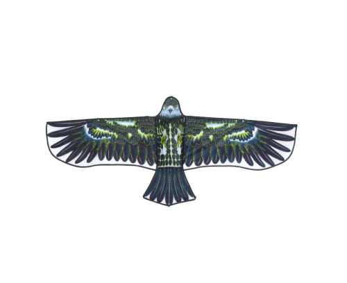 (синий) Большой воздушный змей Сокол 150 см с катушкой фото 3