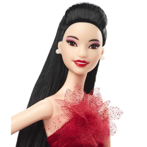 Кукла Барби Barbie Holiday 2022 Black Straight hair HCC04 фото 3
