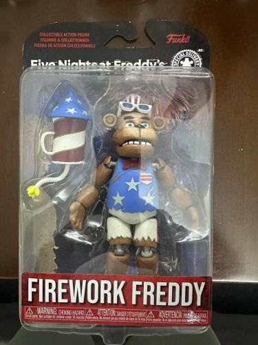 335 (Firework Freddy) Коллекционная подвижная фигурка Фейерверк Фредди ФНАФ (FNAF) фото 3