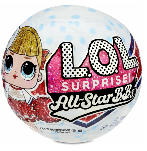 (красный) Кукла-сюрприз L.O.L. Surprise All-Star B.B.s Sports Series 2 Cheer  571781