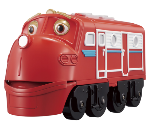 ( набор паровозиков ) Игровой набор из 4х Паровозов Chuggington Чаггингтон Уилсон, Брюстер, Коко + Уилсон на управлении фото 13