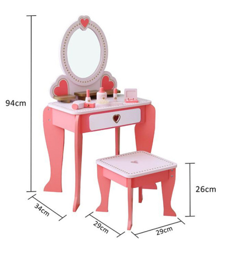 Игровой набор "Туалетный столик с табуретом" с аксессуарами (5 шт.)  