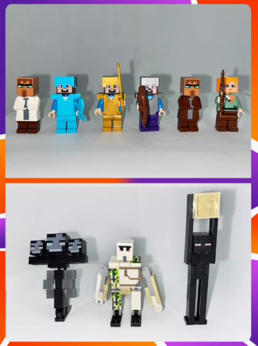 Большой набор фигурок майнкрафт Minecraft (30 фигурок) фото 4