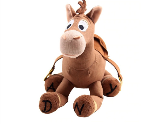 30 см История игрушек 4 (Toy Story 4 BULLSEYE Woody Horse ) Булзай мягкая лошадь ковбоя Вуди фото 6
