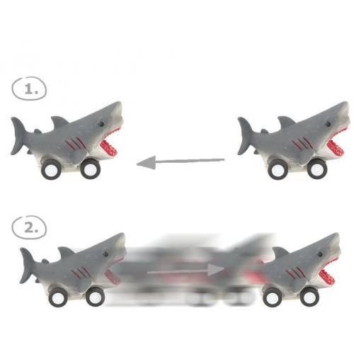 (Кит) Машинка-рыбка Гонки под водой ПОДВОДНЫЙ МИР Dino World фото 6