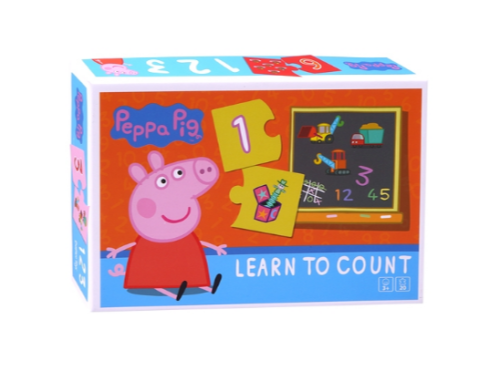 Настольная игра Peppa Pig learn to count Учим Цифры фото 4