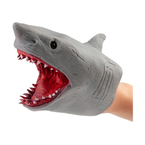 (серая) Игрушка на руку Акула / Игрушка перчатка (игрушка в ванную) Dino World фото 4