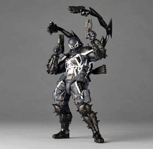 (чёрный) Фигурка Agent Venom большой набор Человек паук Веном