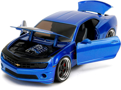 Машина Jada Bigtime Muscle 1:24 2010 Chevrolet Camaro (синий) фото 6