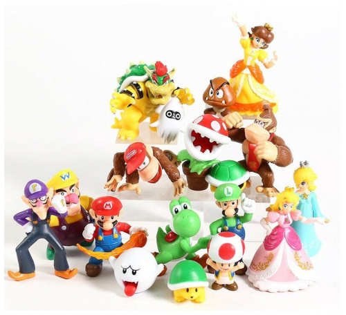 Набор фигурок из 18 шт Super Mario (Супер Марио) фото 5