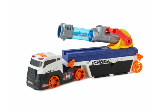 E7007 Грузовик игрушечный Happy Baby с пушкой и машинками CANNON TRUCK, автовоз, гараж на колесах фото 13